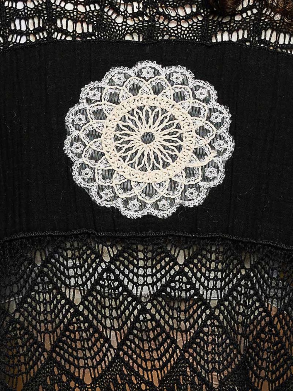 POL “ Heirloom Crochet “ Top | Black - Picture 9 of 9